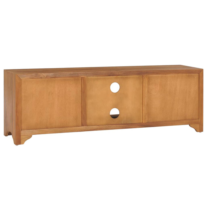 Tv-Schrank 115X30X40 Cm Teak Massivholz