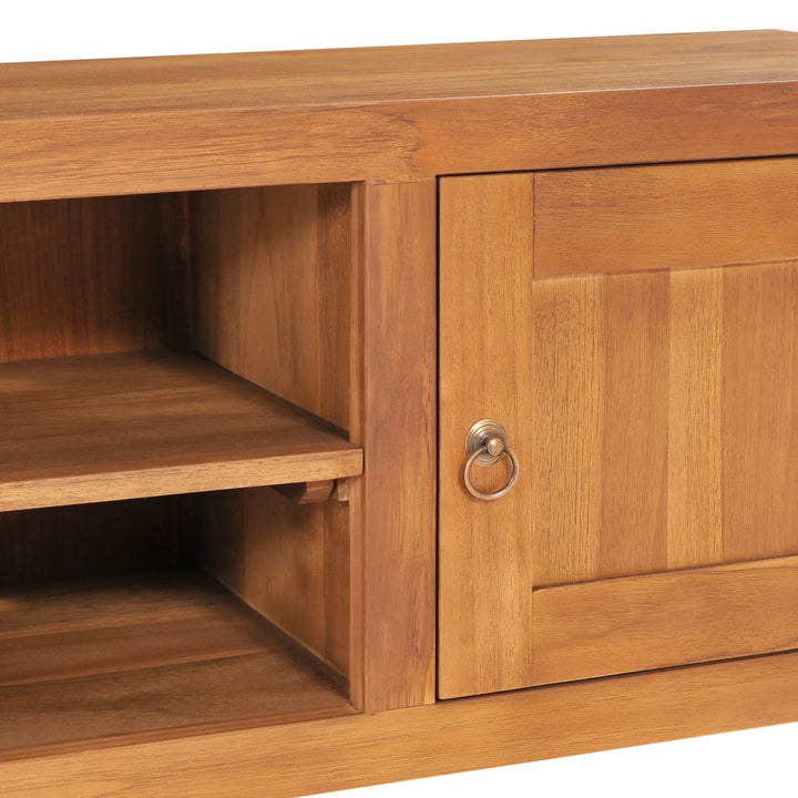 Tv-Schrank 115X30X40 Cm Teak Massivholz