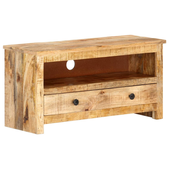 Tv-Schrank 79X30X40 Cm Raues Mangoholz