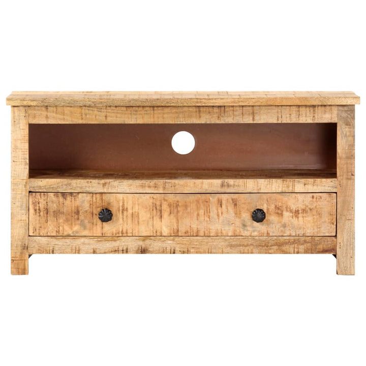 Tv-Schrank 79X30X40 Cm Raues Mangoholz