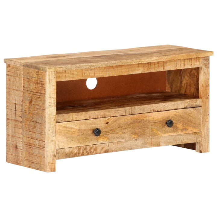 Tv-Schrank 79X30X40 Cm Raues Mangoholz