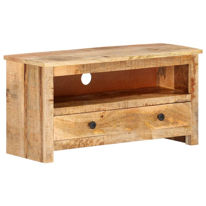 Tv-Schrank 79X30X40 Cm Raues Mangoholz