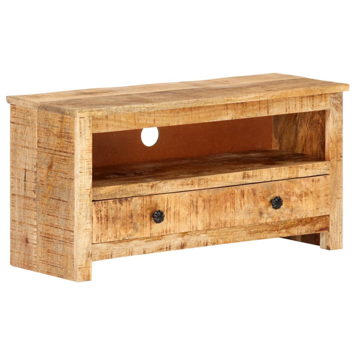 Tv-Schrank 79X30X40 Cm Raues Mangoholz