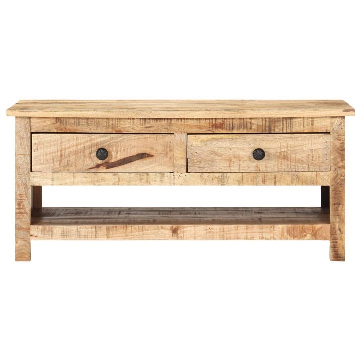 Couchtisch 88X50X38 Cm Raues Mangoholz