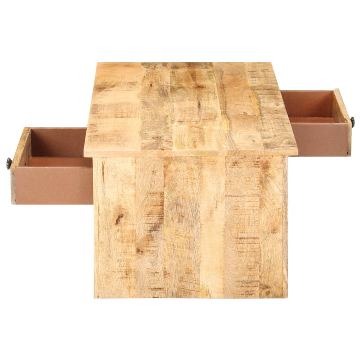 Couchtisch 88X50X38 Cm Raues Mangoholz