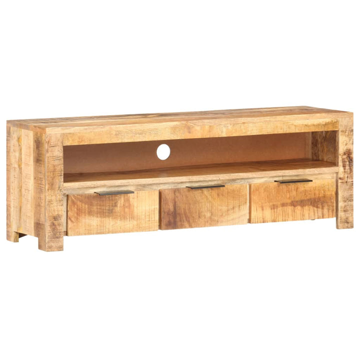 Tv-Schrank 90X30X Raues Mango-Massivholz