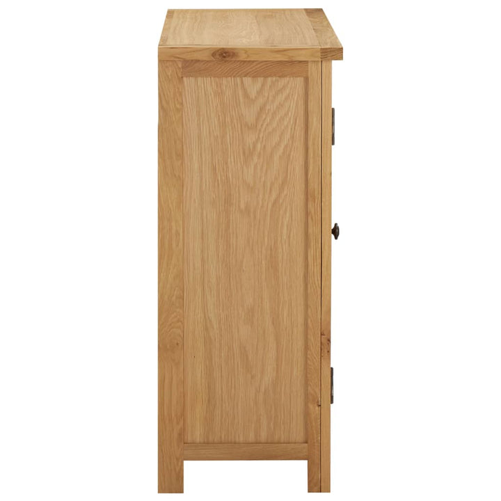 Weinschrank Für 11 Flaschen 80 X 32 X 80 Cm Eiche Massivholz