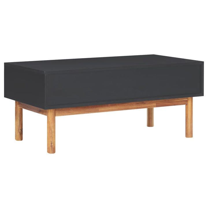 Couchtisch 90X50X40 Cm Akazie Massivholz Und Mdf