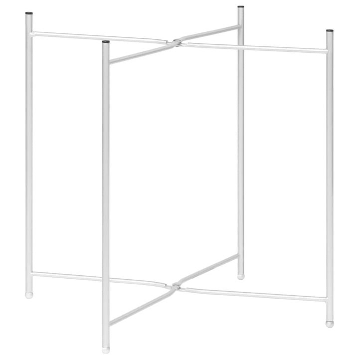 Beistelltisch Silbern 40X40X41 Cm Glas