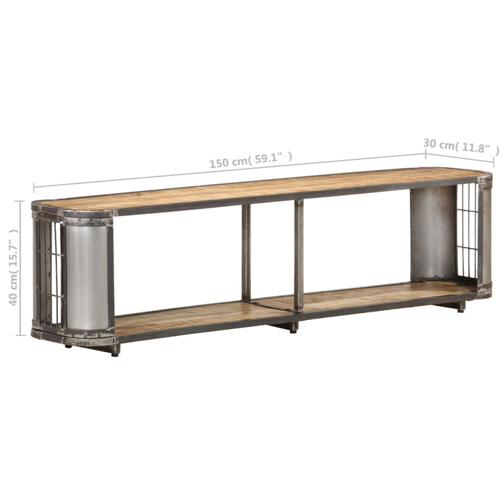 Tv-Schrank 150X30X40 Cm Massivholz Mango