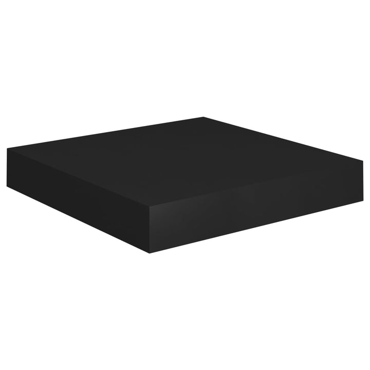 Schweberegal 23X23,5X3,8 Cm Mdf Schwarz