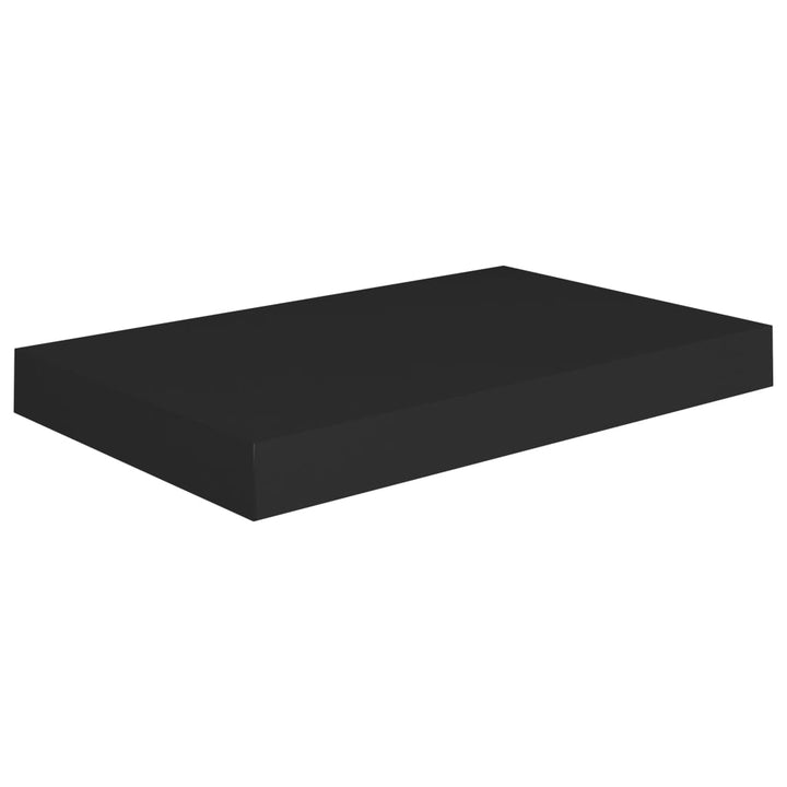 Schwebendes Wandregal 40X23X3,8 Cm Mdf Schwarz