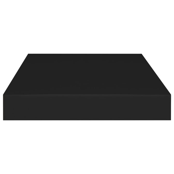 Schweberegale 2 Stk. 40X23X3,8 Cm Mdf Schwarz