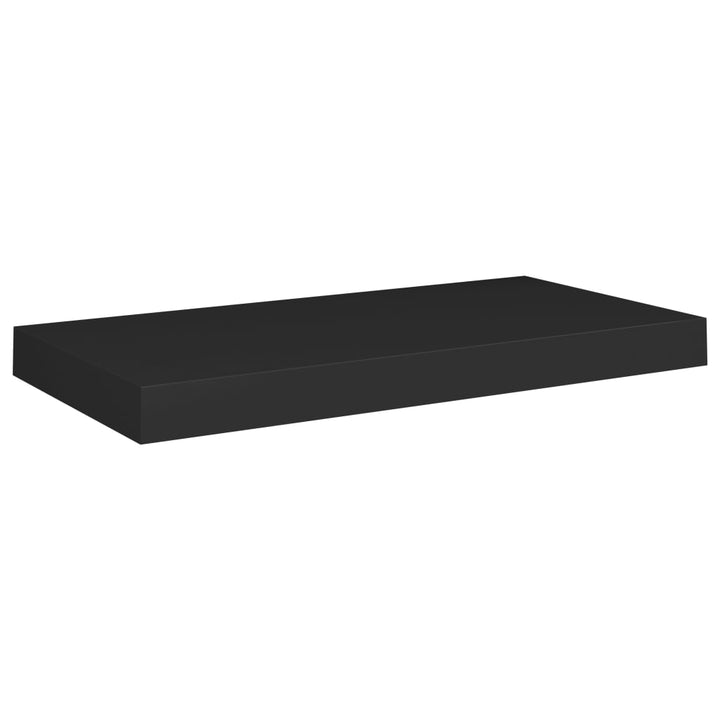 Schweberegal 50X23X3,8 Cm Mdf Schwarz