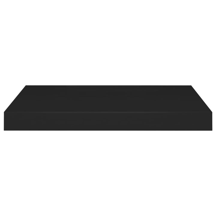 Schweberegale 2 Stk. 50X23X3,8 Cm Mdf Schwarz