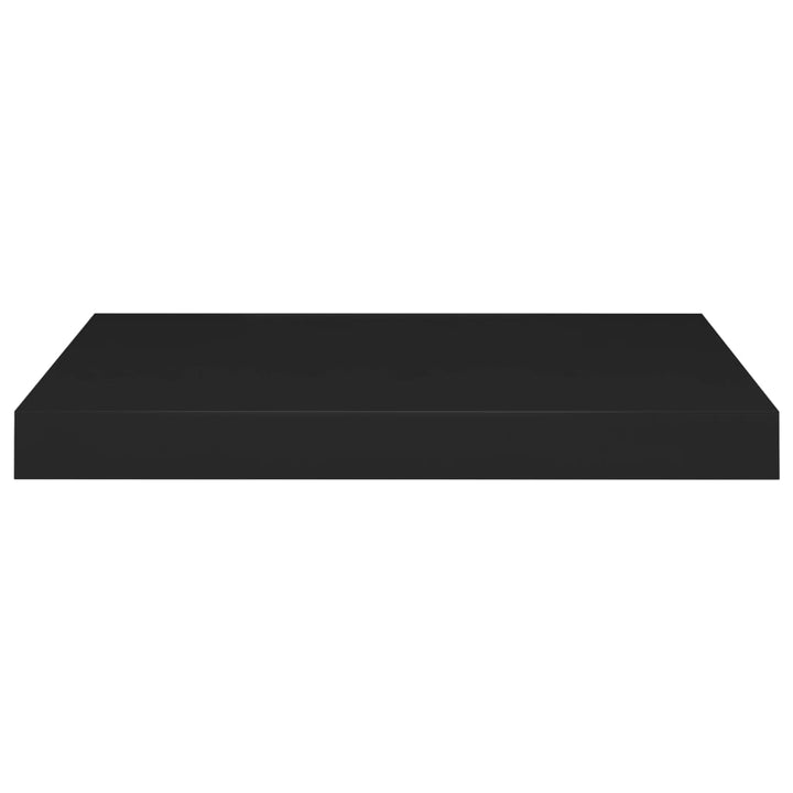 Schweberegale 4 Stk. 50X23X3,8 Cm Mdf Schwarz