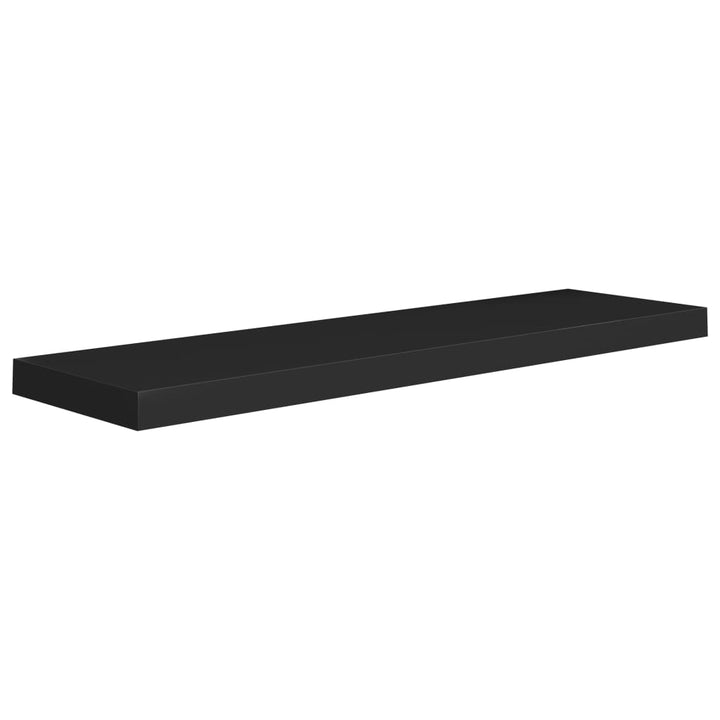 Schweberegal 90X23,5X3,8 Cm Mdf Schwarz