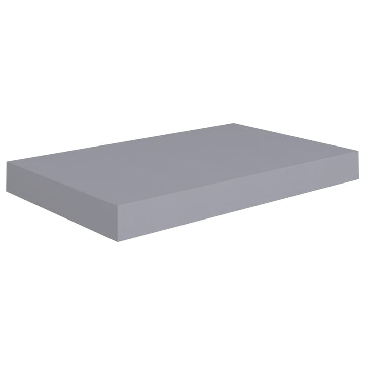 Schwebende Wandregale 2 Stk. 40X23X3,8Cm Mdf Grau