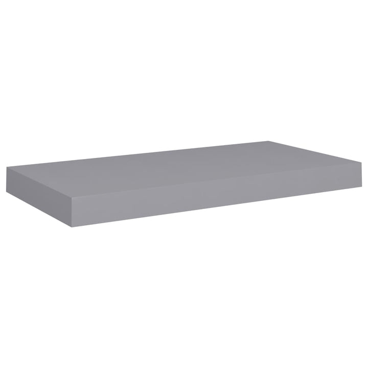 Schweberegale 2 Stk. 50X23X3,8 Cm Mdf Grau