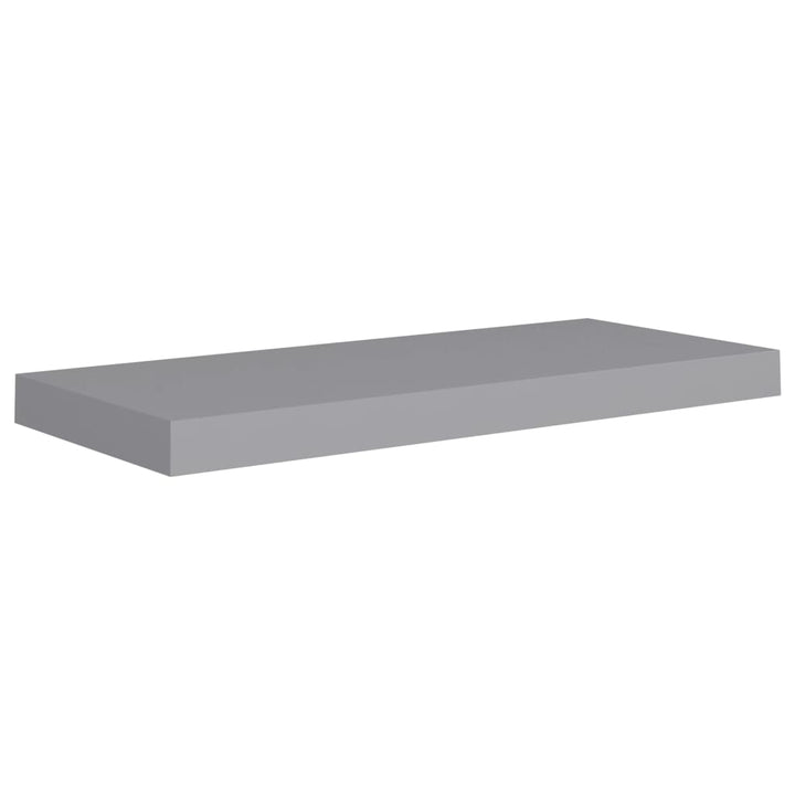 Schwebende Wandregale 2 Stk. 60X23,5X3,8Cm Mdf Grau