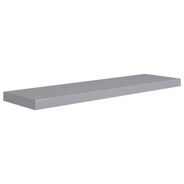 Schwebende Wandregale 2 Stk. 90X23,5X3,8Cm Mdf Grau