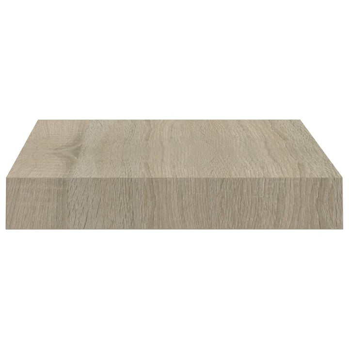 Schwebendes Wandregal Farben 23X23,5X3,8 Cm Mdf Eiche