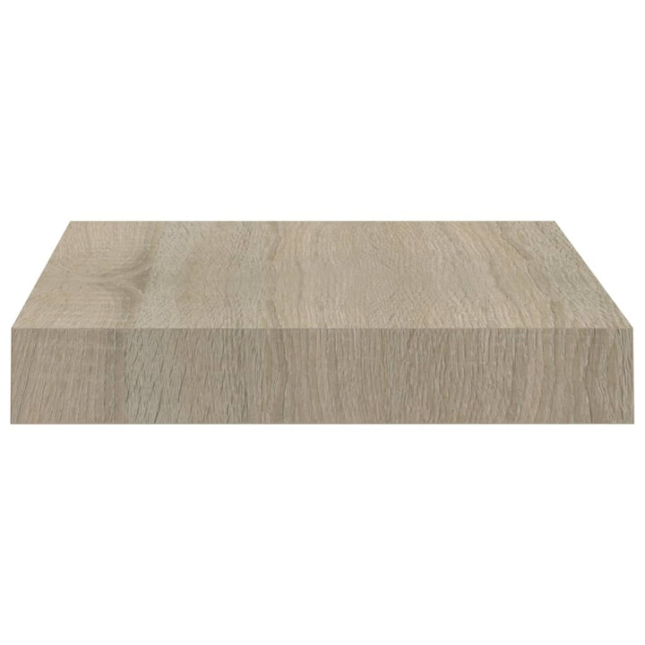 Schwebende Wandregale 2 Stk. Farben 23X23,5X3,8Cm Mdf Eiche