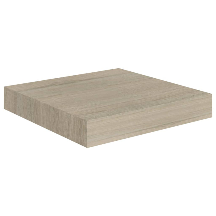 Schwebende Wandregale 4 Stk. Farben 23X23,5X3,8Cm Mdf Eiche