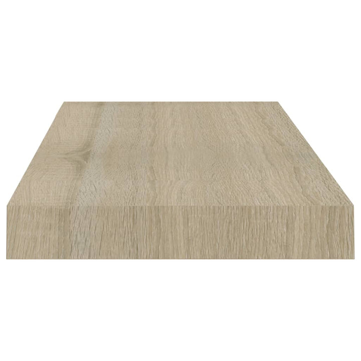 Schwebendes Wandregal Farben 50X23X3,8 Cm Mdf Eiche