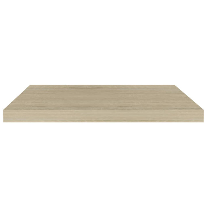 Schwebendes Wandregal Farben 60X23,5X3,8 Cm Mdf Eiche