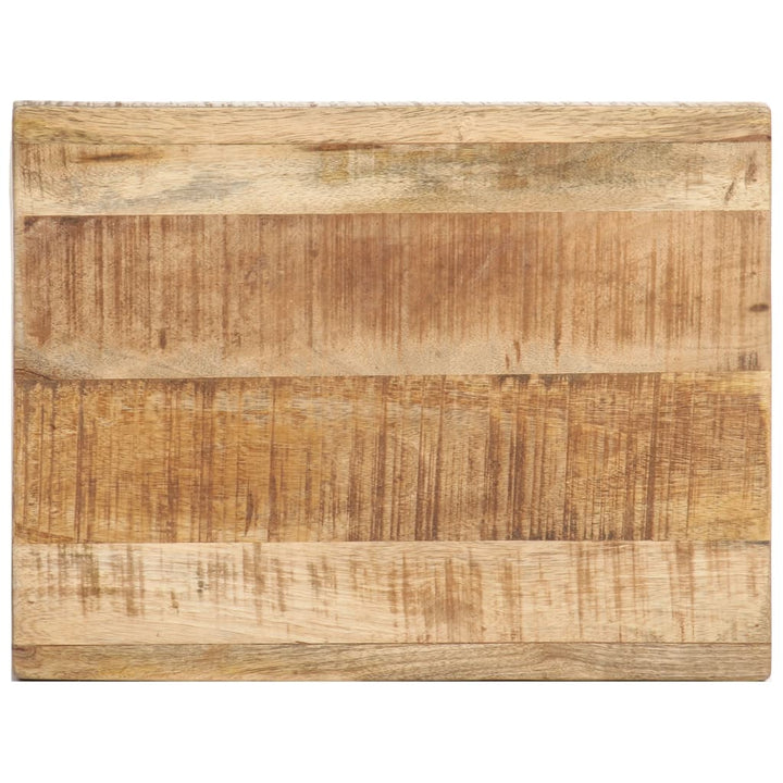 Beistelltisch 40X30X50 Cm Raues Mango-Massivholz