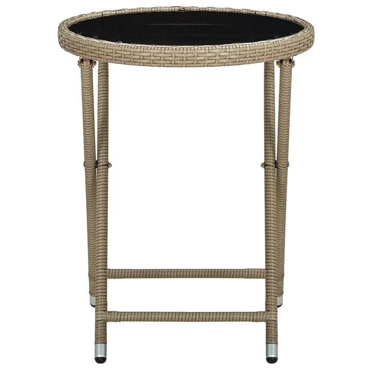 Beistelltisch 60 Cm Poly Rattan Und Hart