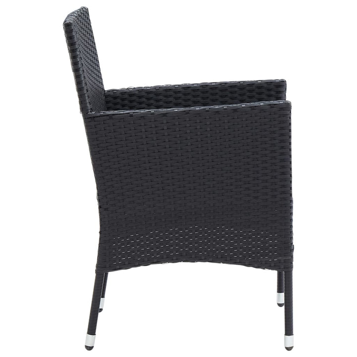 Garten-Essstühle 4 Stk. Poly Rattan