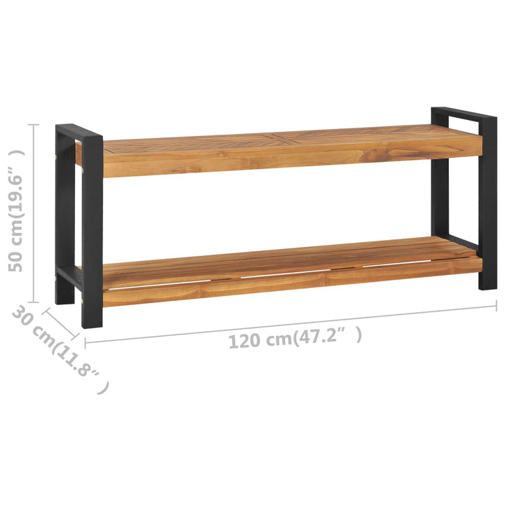 Sitzbank Massivholz Teak