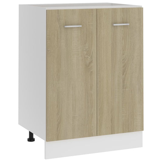 Unterschrank Sonoma-Eiche 60X46X81,5 Cm Holzwerkstoff Sonoma Eiche