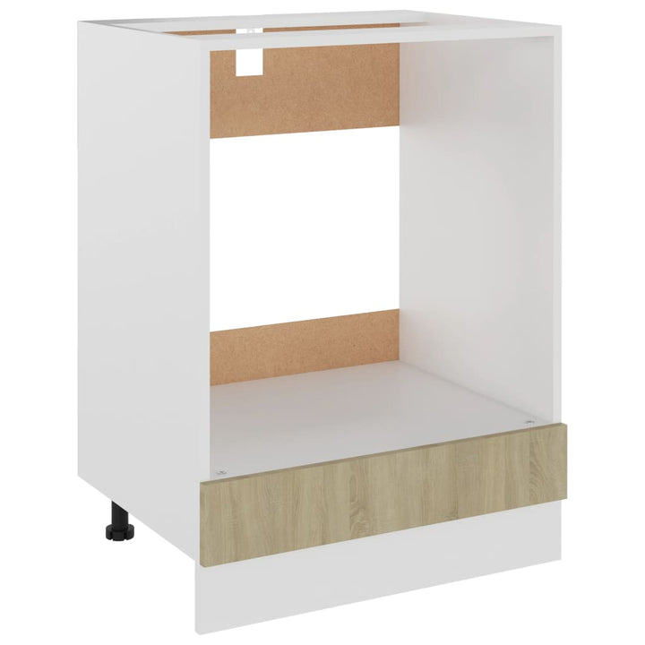 Herdumbauschrank Sonoma-Eiche 60X46X81,5 Cm Holzwerkstoff Sonoma Eiche