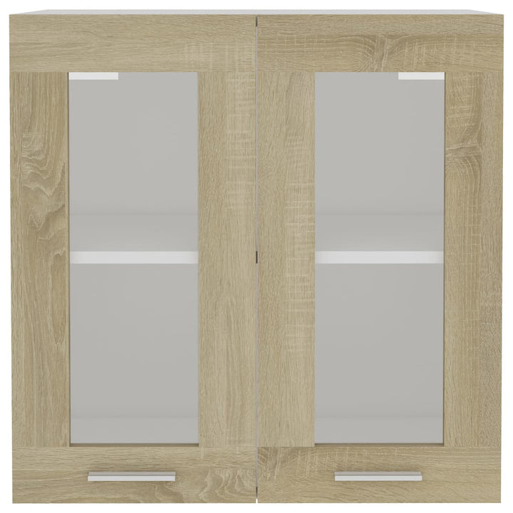 Hängeglasschrank Sonoma-Eiche 60X31X60 Cm Holzwerkstoff Sonoma Eiche