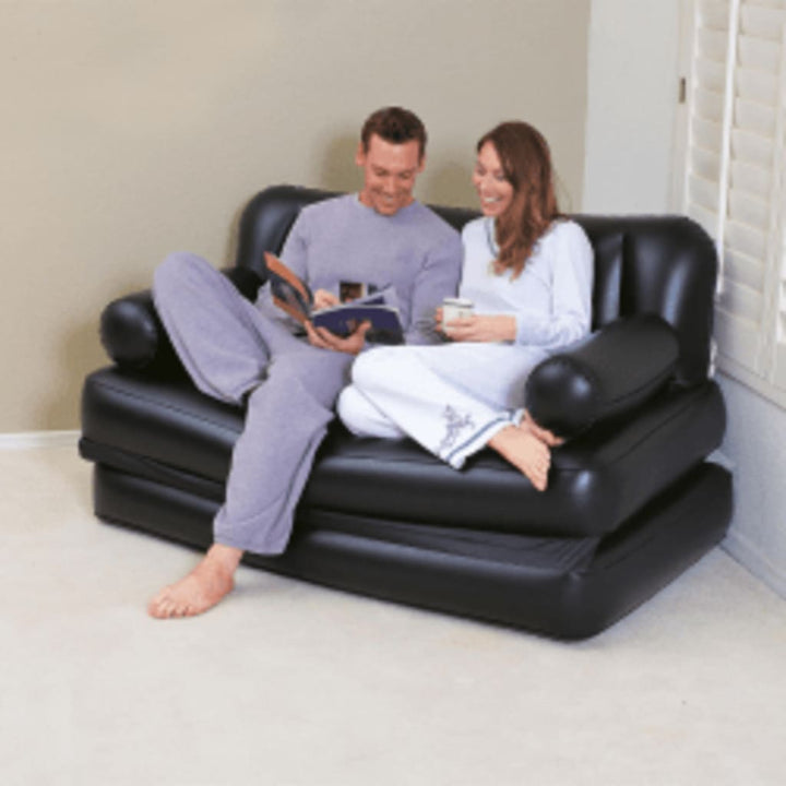 Bestway 5-In-1 Aufblasbares Schlafsofa Für 2 Personen 188X152X64 Cm