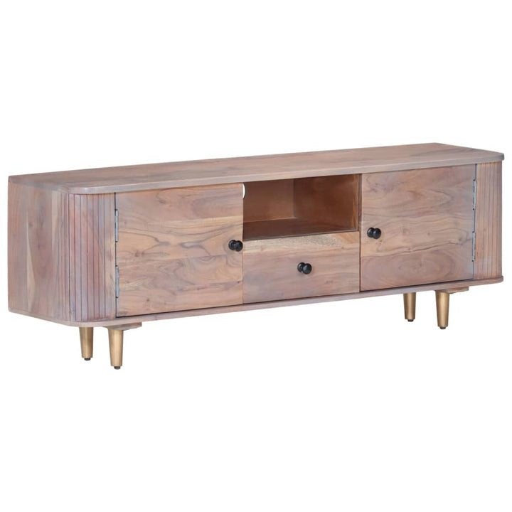 Tv-Schrank 118X30X40 Cm Massivholz Akazie