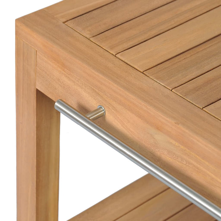 Waschtisch Massivholz Teak Mit Waschbecken Marmor