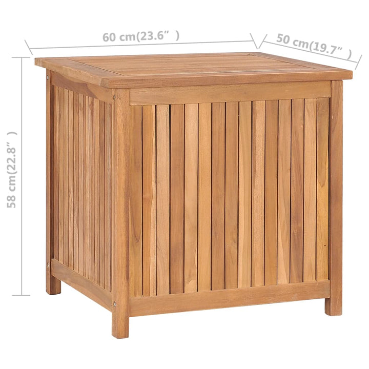 Gartenbox Massivholz Teak