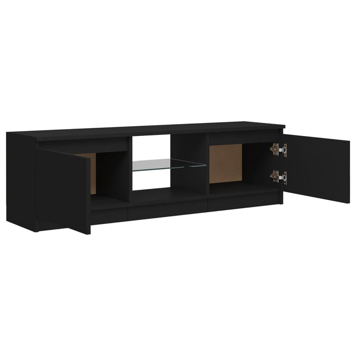 Tv-Schrank Mit Led-Leuchten 120X30X35,5 Cm