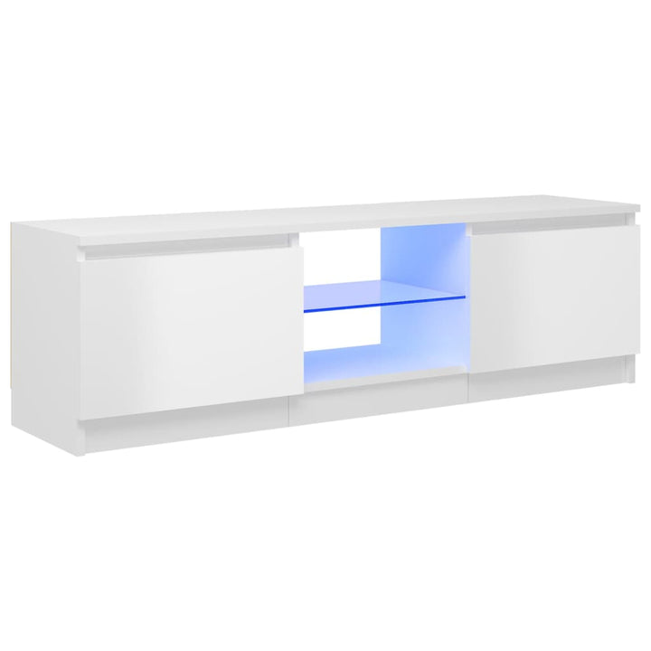 Tv-Schrank Mit Led-Leuchten 120X30X35,5 Cm