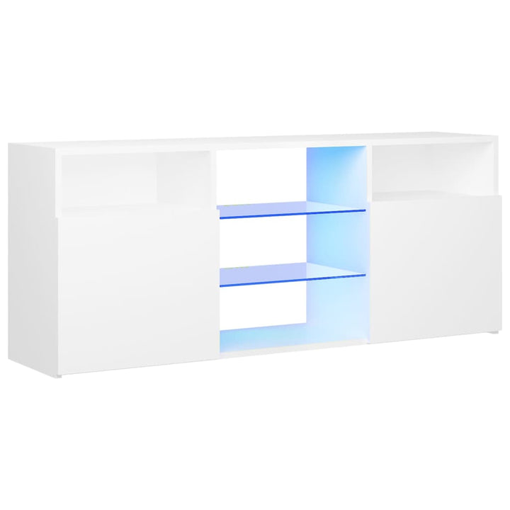 Tv-Schrank Mit Led-Leuchten 120X30X50 Cm