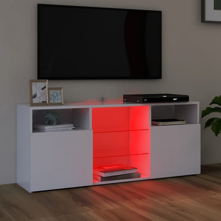 Tv-Schrank Mit Led-Leuchten 120X30X50 Cm