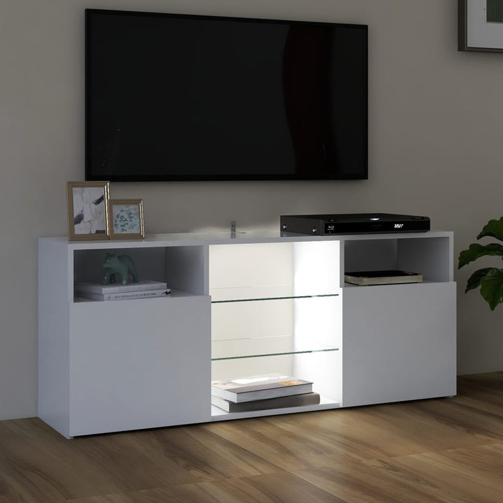 Tv-Schrank Mit Led-Leuchten 120X30X50 Cm