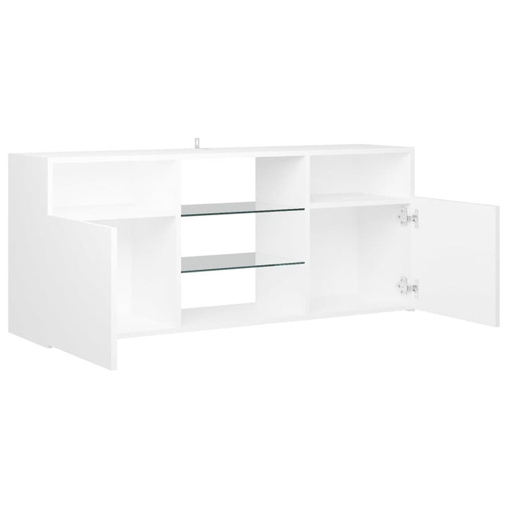 Tv-Schrank Mit Led-Leuchten 120X30X50 Cm