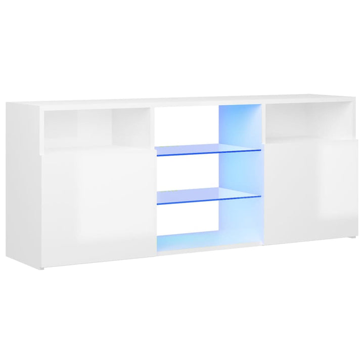 Tv-Schrank Mit Led-Leuchten 120X30X50 Cm