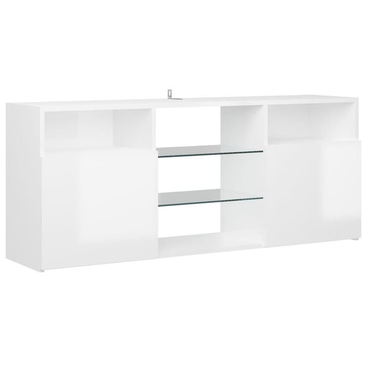 Tv-Schrank Mit Led-Leuchten 120X30X50 Cm