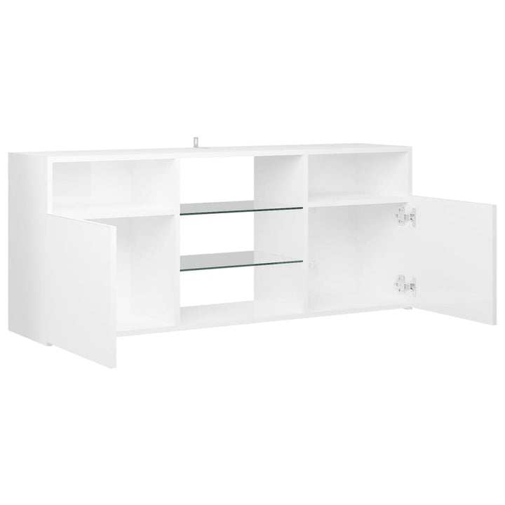 Tv-Schrank Mit Led-Leuchten 120X30X50 Cm